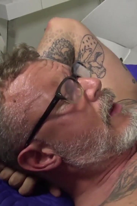 BEARFILMS - Pierced Tony Zucchero banged before cum spraying