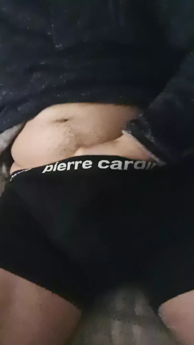 Jerking my cock.
