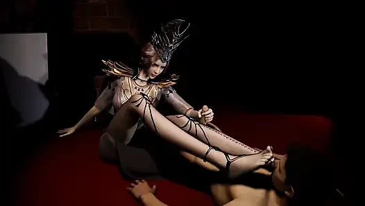 Вечная богиня: 3D пробуждение красотки - 3D-анимация, хентай