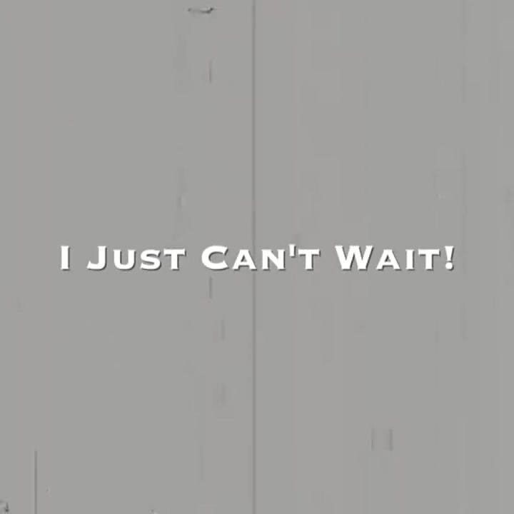 I Just Can't Wait