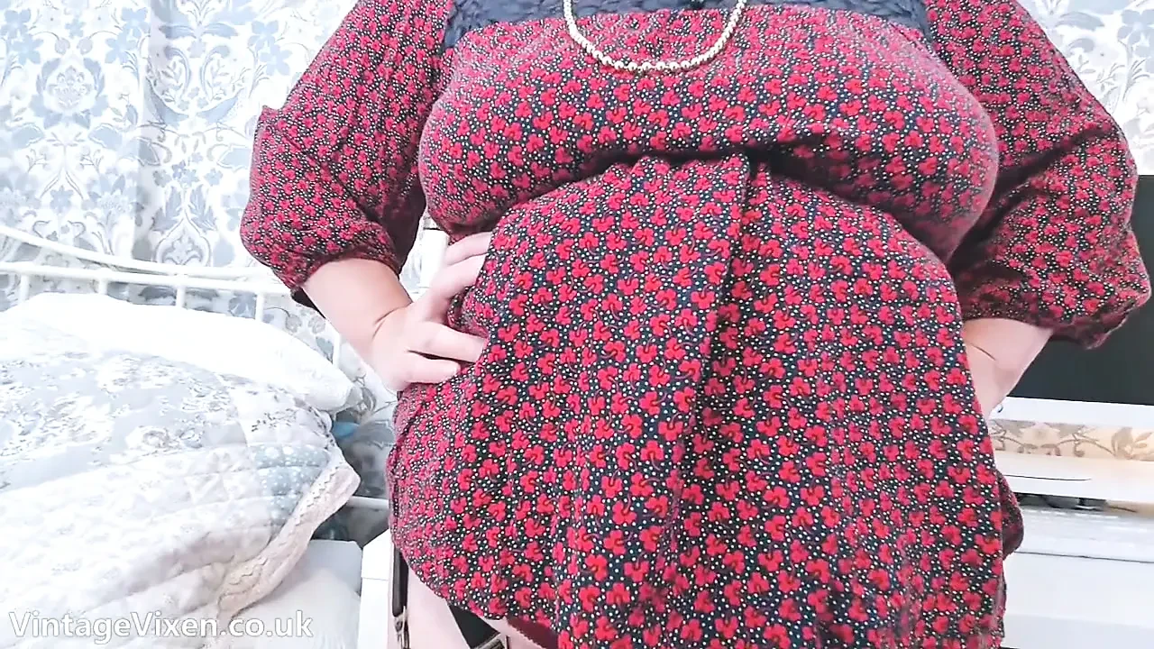 Sultry Satin Panties for Married Cheating BBW Amateur Housewife