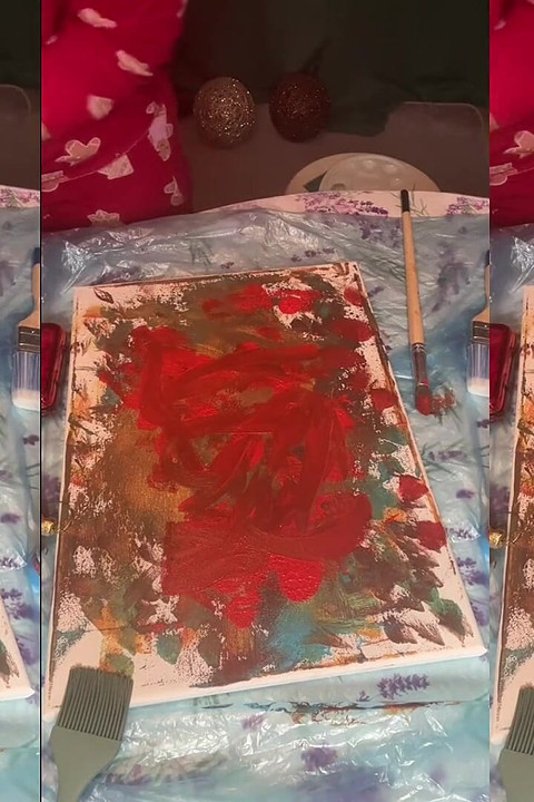 In Big Eyeglasses Asmr Acrylic Art Bloom in the Mist Part 2