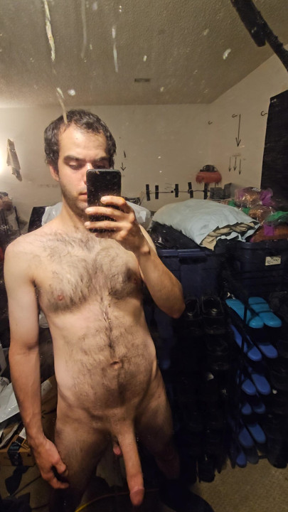 long penis showing off