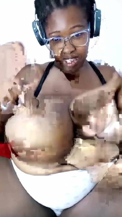 Sucking My Huge Tits