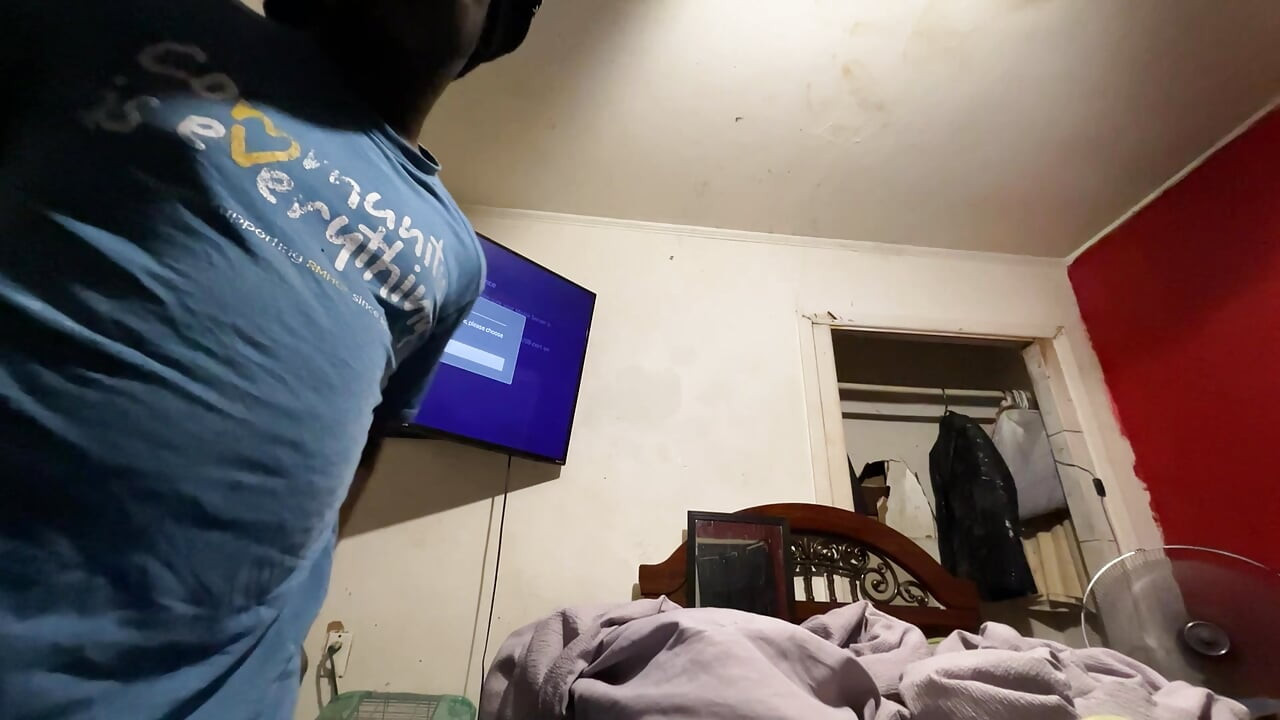 Outside In The Dark Gooning Till I Nut On The Sidewalk While Cars Passing By