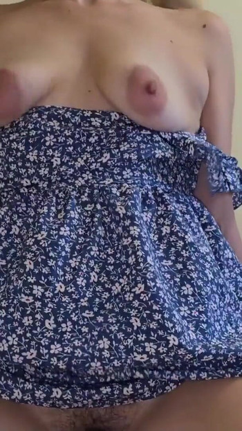 Epic moment from "STOP cleaning the room and SUCK my COCK! Shameless stepsister wears no underwear in my presence"