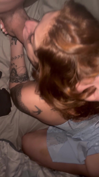 Wife in Training: She ENJOYS Sucking Me with Pussy Dildo... Guess Where I Came?