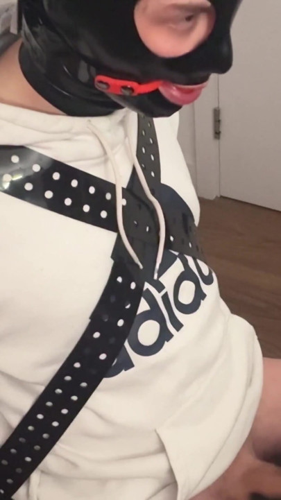 Hooded Twink Tied to the Chair