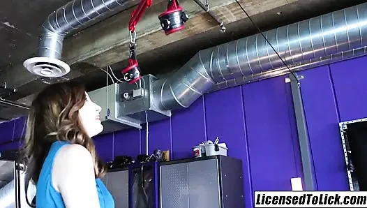LICENSED TO LICK - Charli Piper BDSM Lesbian Lesson