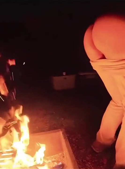 Wife Bent Over and Used Outside at Camp Trying to Get Caught