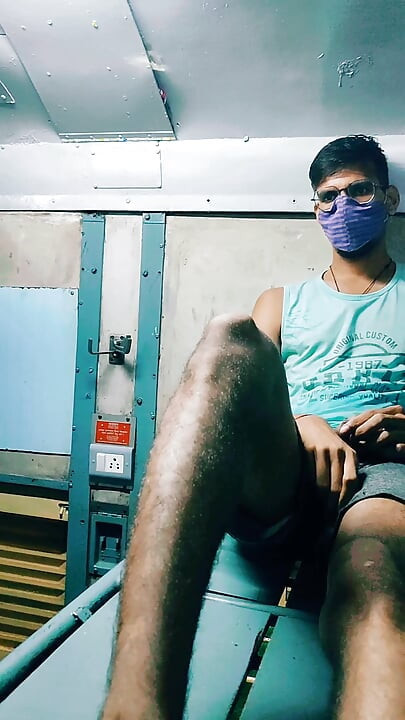 Daddy in train having sex nude cumshot
