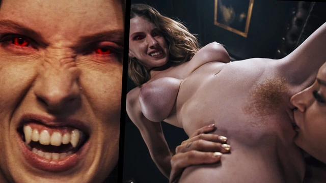 Lesbian Vampire Slayers - Octavia Red Preys On Blonde Babe Tiffany Tatum