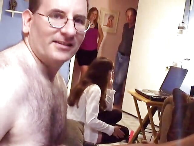 Hairy Stud Interracial Group Sex with BBW Brunette and Sexy Ebony Sluts