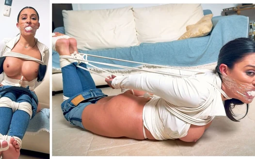 Lola Lu in Curious Step-mum Finds Bondage Pics on Her Dominant Step Son's Laptop
