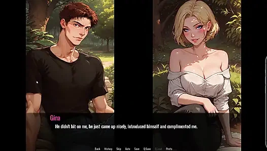 A Hot Redhead Stripper Gives a Lap Dance- Welcome to Port Haven #4 Gameplay