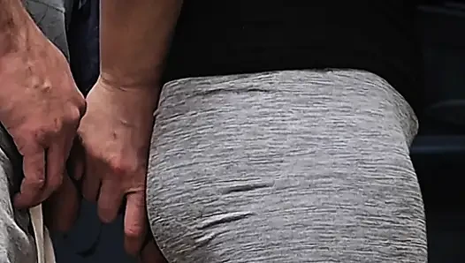 Public Bus Handjob Stranger Cum Raw, risky, and fucking hot! She strokes his thick cock, teasing him until he explodes in public