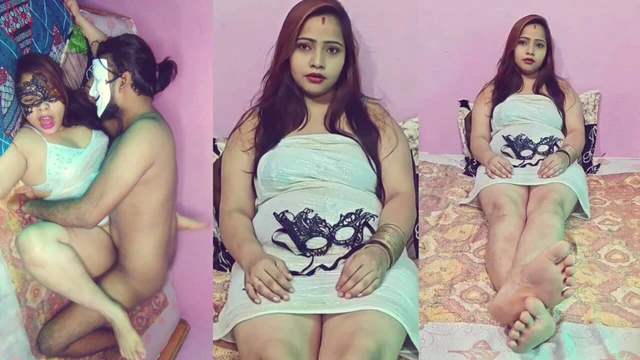Very hot Indian stepmom with her wet pussy is surprised by her stepson