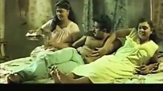 Echte Indische Mallu tante in hete seksvideo