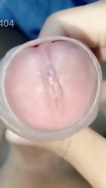 Young Asian Uncut Dick Cumshot