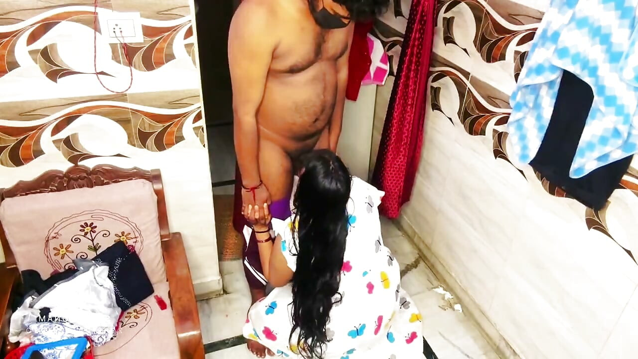 Desi Stepmom Catches Stepson Staring at Her Naked Body  Then Fucks Him Senseless