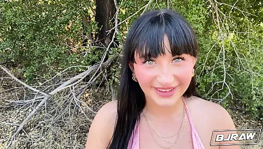 BJRAW Big titty Aleksa Mink gets a sloppy facial