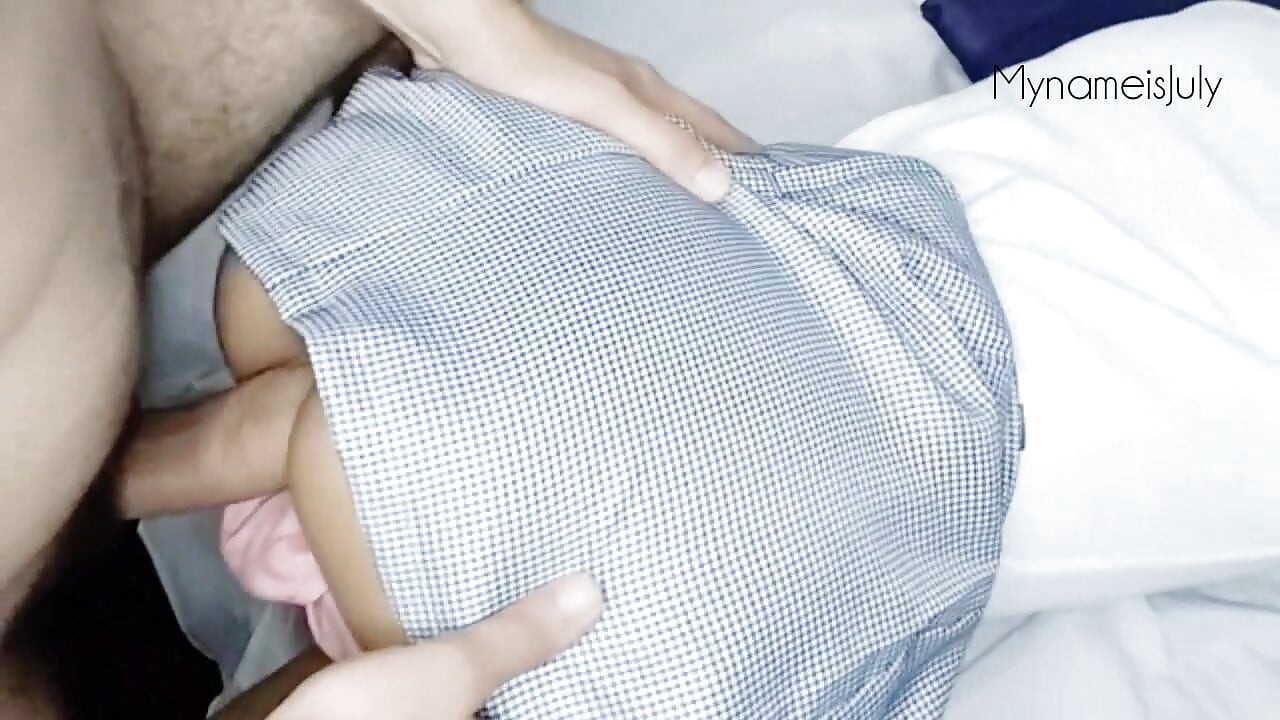 Little Thai Schoolgirl: Daddy, a man came into the room!