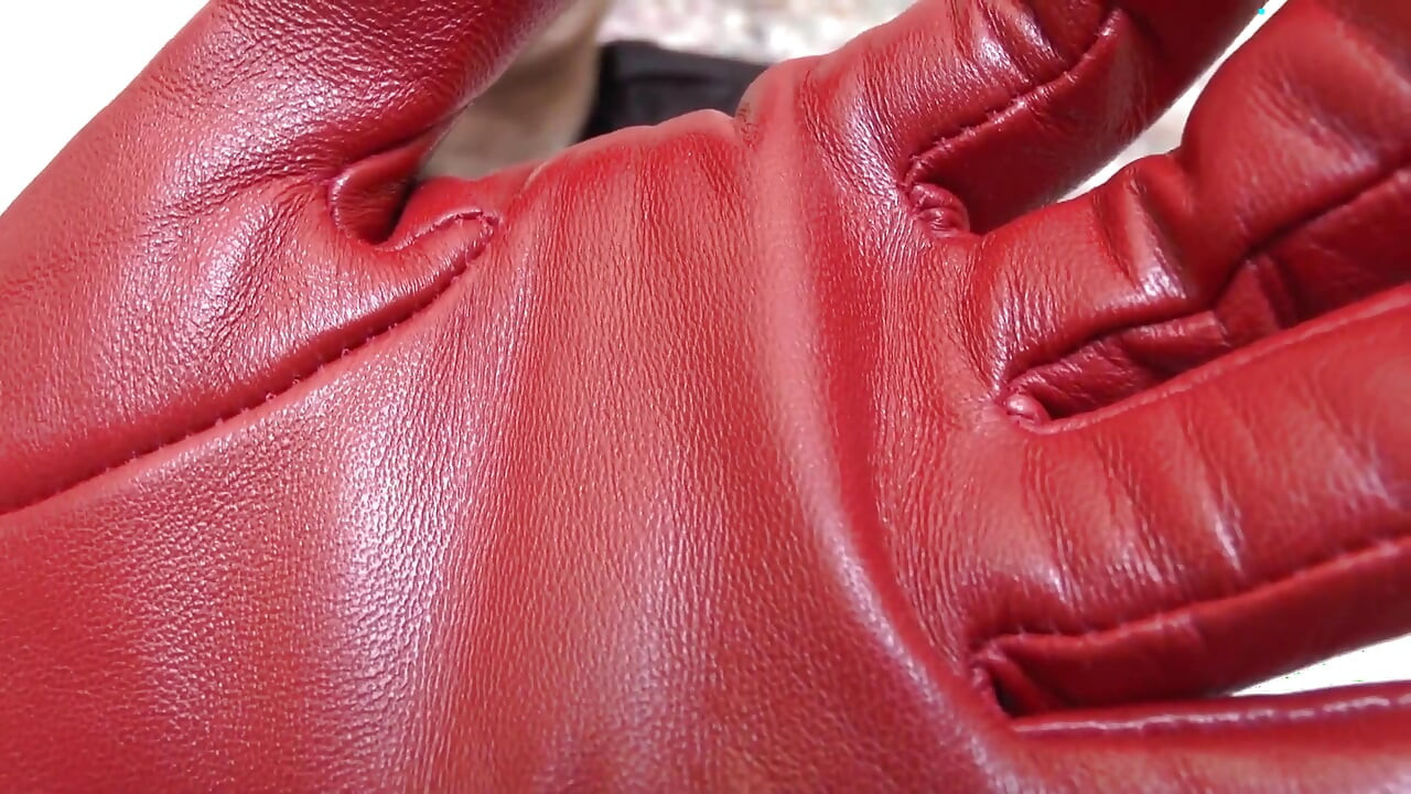 Red Leather Gloves-the Scent of Leather Makes You Weak, Lady Victoria Valente
