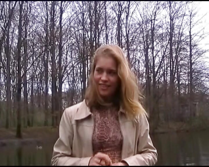 Beautiful German blonde sucks cock in the boat