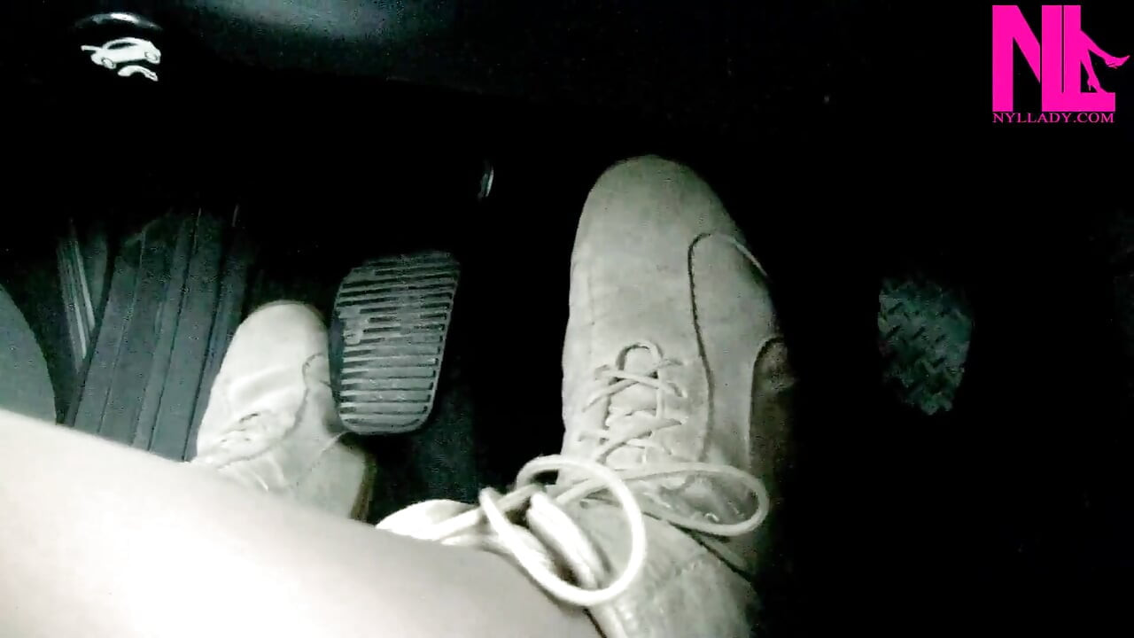 Driving and Pedal Pumping in Suede Soft Flat Boots