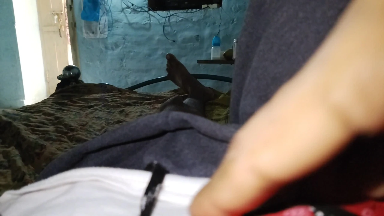 Indian boy big monster cock mastrubation when he was alone at home