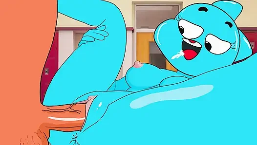 Nicole Watterson FUCKS WITH DARWIM - The Amazing World of Gumball Porn Parody PART 3