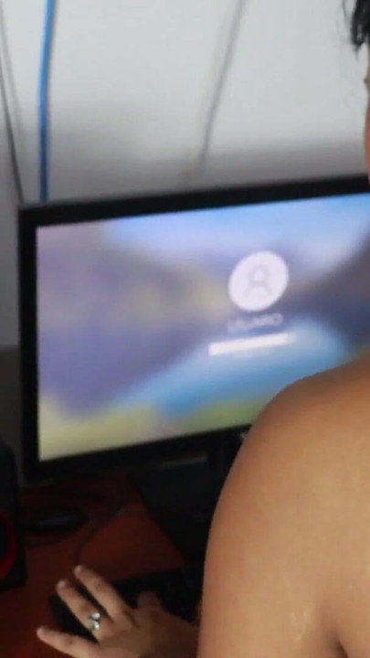 PORN IN SPANISH - my virgin brunette stepbrother was watching videos on his computer and his stepbrother - put his penis from behind in his v | Clip 1