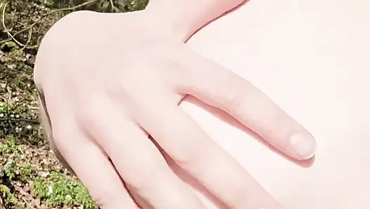 Strip in the woods, what if someone catches me