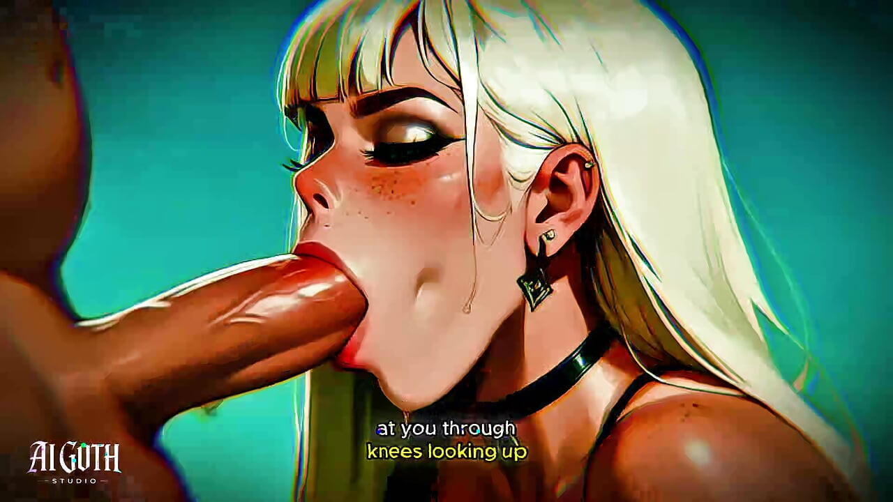 白髮哥特婊子：“毀了我” - 極端告白 （4K AI）