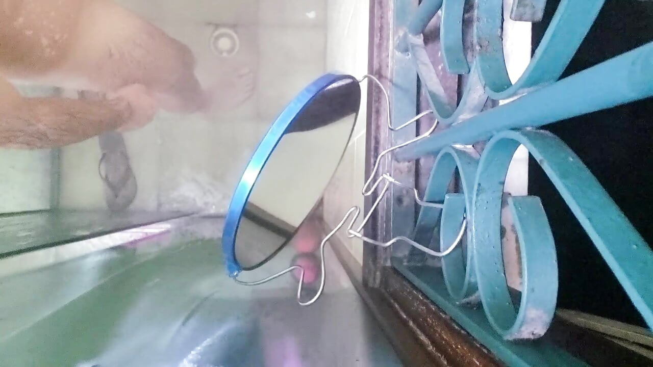 Furry is caught cumming in the company bathroom, smeared the floor with cum!