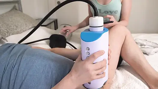 Hacking fleshlightmu untuk nyepong kontol/ngocok kontol otomatis! Vacuglide 2