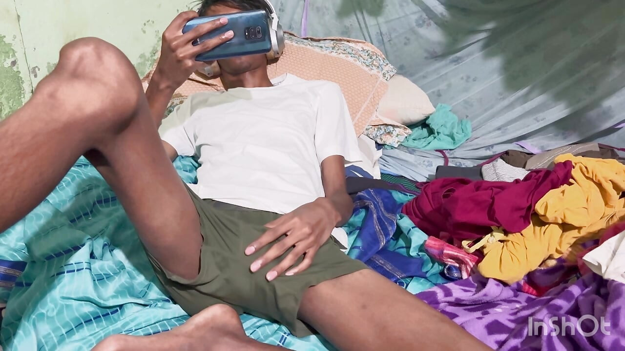 Indian boy masterbation in room