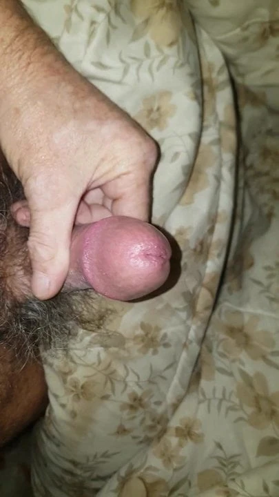 Closeup wanking my cock
