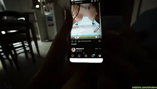 Night blowjob - Girl SWALLOW all cum in the MOUTH