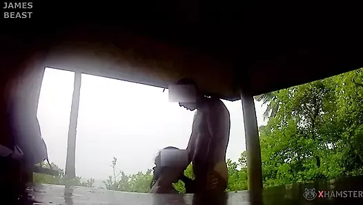 Slow motion hot sex on Calangaman Island - Amateur Russian couple