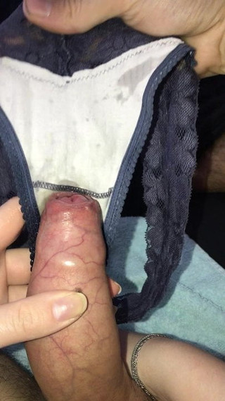 Gf making me cum in her favorite panty