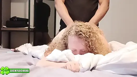 Lucky Gurl Kween Bunny B - Sexy Submissive BBW MILF Gets Pounded Doggystyle