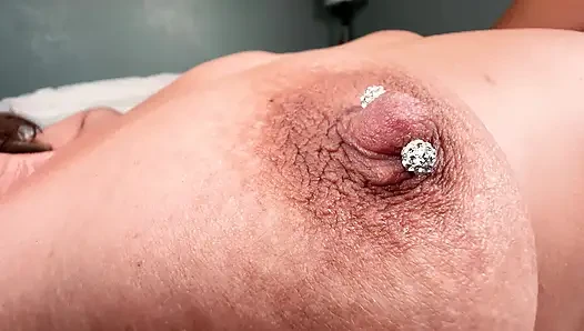 Meme ucu piercing ibadeti - meme halkalarımı değiştiriyorum ve meme ucu turu