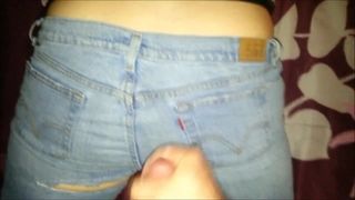 Cum on Ripped Levis 2