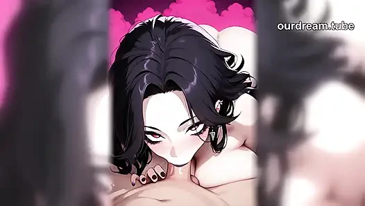 Big Tiddy Hentai Goth Girl Can't Get Enough (AI)