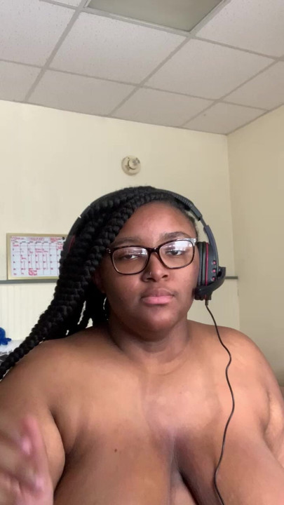 Big titty girl teases you while she games