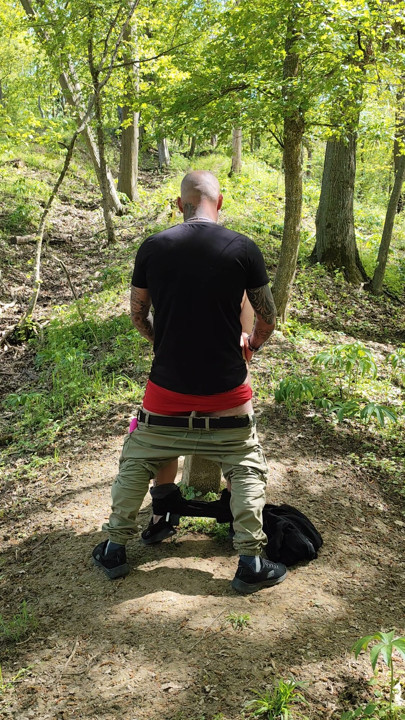 They fucked my hungry pussy while hiking!!! | Clip 2