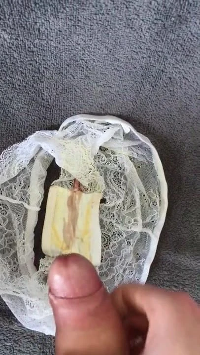 Cum in dirty panty during periods