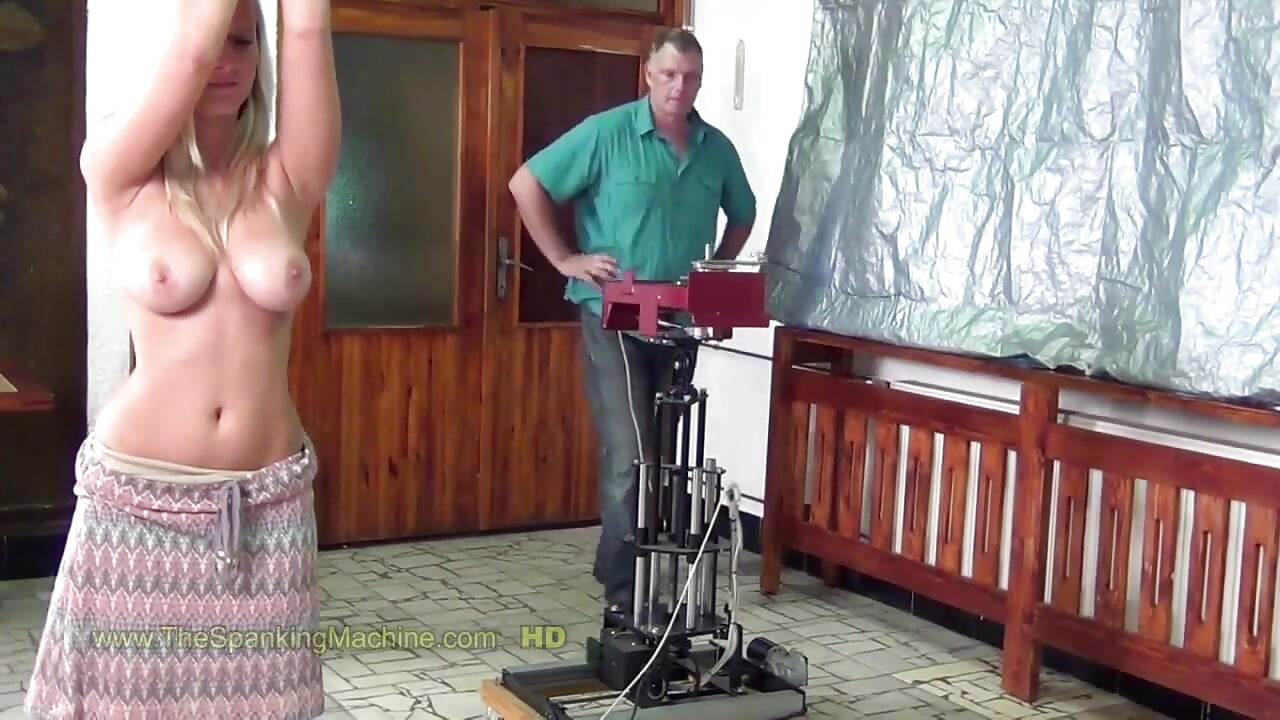 Miela Spanking Machine - Bare Back Whipping