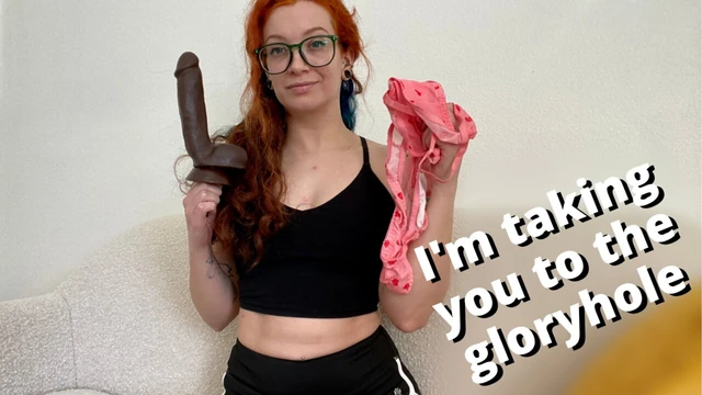 I'm taking you to a gloryhole - full video on Veggiebabyy Manyvids